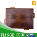 Perforated acoustic metal ceiling for hall